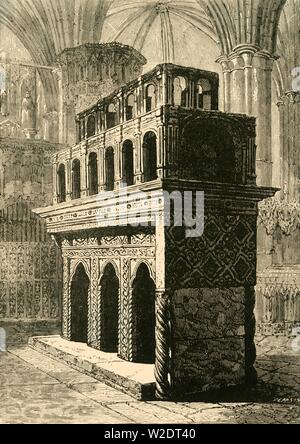 Die Hrine von Edward dem Bekenner, die Westminster Abbey', 1890. Schöpfer: Unbekannt. Stockfoto