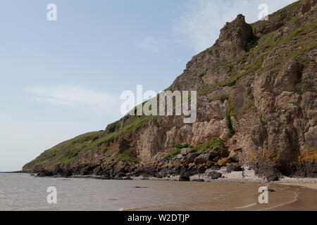 Brean nach unten Fort, Somerset, England Stockfoto