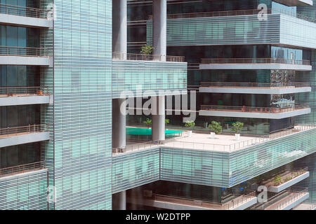 Architektur im Zentrum von Mumbai, kommerzielle Bürogebäude, Lower Parel, Mumbai Stockfoto