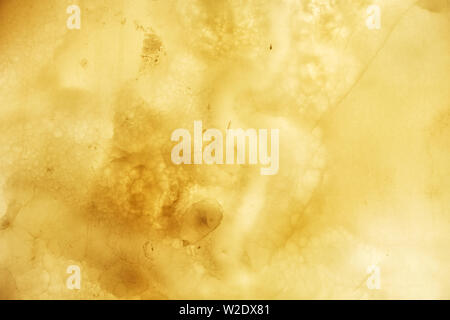 Onyx Wand Hintergrund. Textur von Honig Farbe onyx Material. Stockfoto