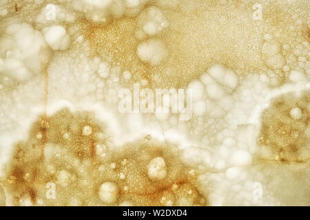 Onyx Wand Hintergrund. Textur von Honig Farbe onyx Material. Stockfoto