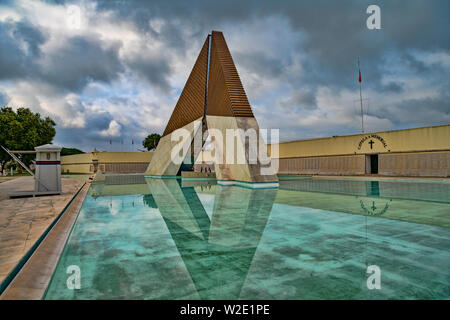 Portugal, Estremadura, Lissabon, Belem, Monumento Combatentes Ultramar, Denkmal für die überseeischen Kämpfer Soldaten der portugiesischen Armee gewidmet Stockfoto