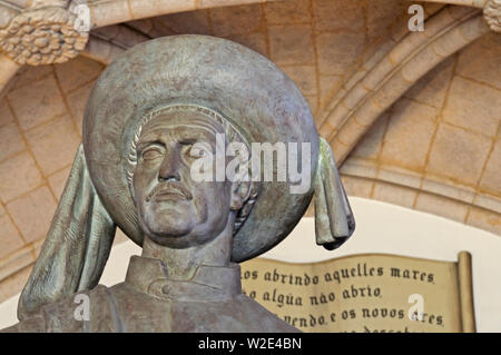 Lissabon, Portugal, 11. Juni 2008: Statue von Heinrich der Seefahrer im Maritime Museum (Museu De Marinha) Stockfoto