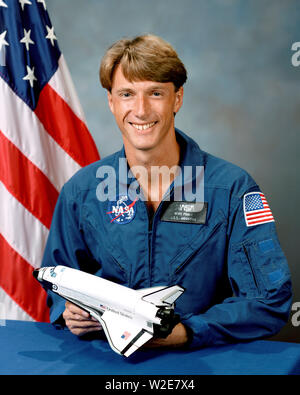 Offizielles Portrait von Astronauten Michael Foale Kandidat 1987 C. Stockfoto