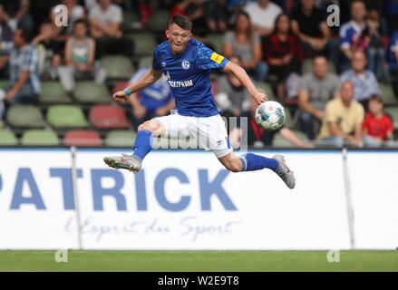 Oberhausen, Deutschland. 07. Juli 2019. firo: 07.07.2019 Fußball, 2019/2020 1. Bundesliga: Testspiel FC Schalke 04 - RW Oberhausen Single Action Fabian Reese | Verwendung der weltweiten Kredit: dpa/Alamy leben Nachrichten Stockfoto