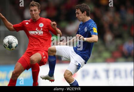 Oberhausen, Deutschland. 07. Juli 2019. firo: 07.07.2019 Fußball, 2019/2020 1. Bundesliga: Testspiel FC Schalke 04 - RW Oberhausen Duelle Benito Raman | Verwendung der weltweiten Kredit: dpa/Alamy leben Nachrichten Stockfoto