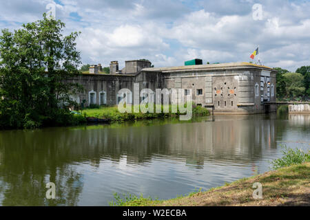 Liezele, Belgien, 07. Juli 2019. Die Festung von Liezele in der belgischen Provinz Antwerpen. Stockfoto