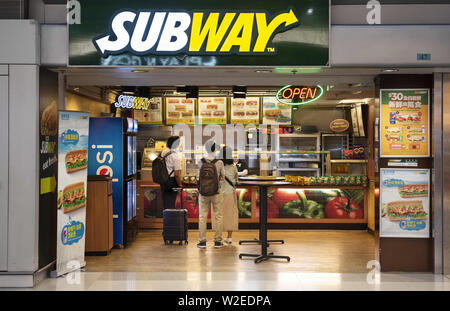 Hongkong, China. 23 Mai, 2019. American sandwich Fast Food Franchise U-Store in Hongkong gesehen. Credit: Budrul Chukrut/SOPA Images/ZUMA Draht/Alamy leben Nachrichten Stockfoto