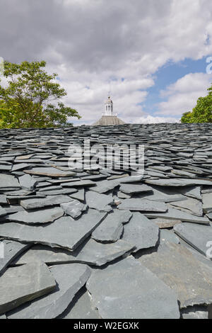 Serpentine Pavillon im Sommer 2019 von Junya Ishigami, London entwickelt Stockfoto