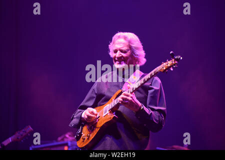 Jazz Gitarre Legende John McLaughlin Stockfoto