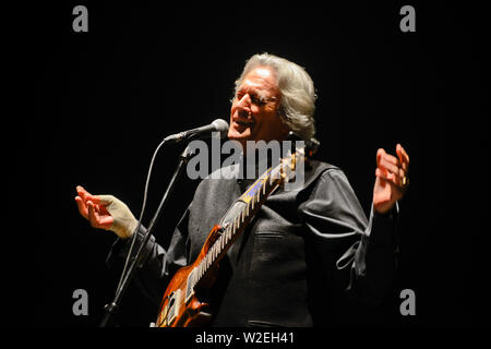 Jazz Gitarre Legende John McLaughlin Stockfoto