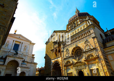 Basilica di Santa Maria Maggiore, Bergamo, Italien Stockfoto