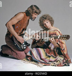 Ein Star wird geboren 1976 Warner Bros Film mit Barbra Streisand und Kris Kristofferson Stockfoto