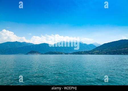 Schönen Comer see und Alp Monutains, Lombardei, Italien Stockfoto