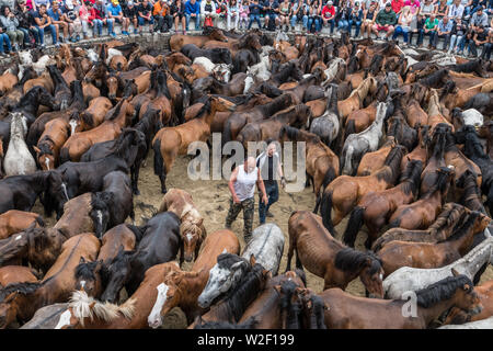 Rapa das Bestas, Sabucedo, galica Spanien Stockfoto