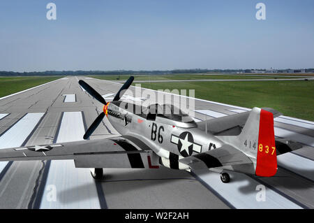 North American p-51 Mustang Stockfoto