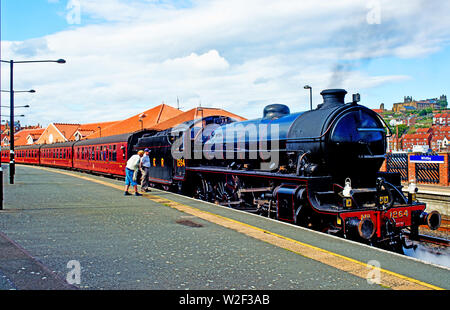 B1-Klasse Nr. 1264 an den Bahnhof Whitby, Whitby, North Yorkshire Stockfoto