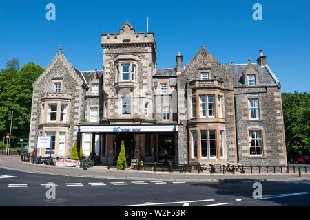 Bay Tarbet Hotel am Loch Lomond in Tarbet, Schottland, Großbritannien Stockfoto