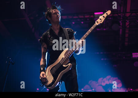 Summe 41 live bei O2 Victoria Warehouse Juni 2019 Stockfoto