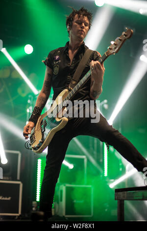 Summe 41 live bei O2 Victoria Warehouse Juni 2019 Stockfoto