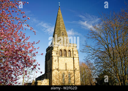 Großbritannien, Derbyshire, Eckington, St. Peter und St. Pauls Kirche Stockfoto