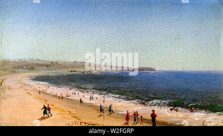 Charles De Wolf Brownell - Easton's Beach, Newport, Rhode Island. Stockfoto