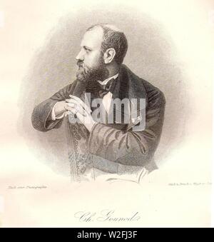 Charles Gounod, Stahlstich 1863. Stockfoto