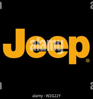 Logo, Jeep, Automarke, Deutschland Stockfoto