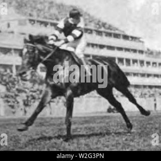 Cherimoya gewinnen 1911 Epsom Oaks crop. Stockfoto