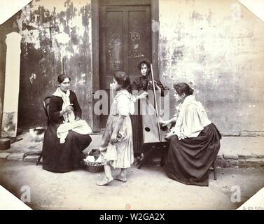 Chile - Clase de Zamacueca. Stockfoto