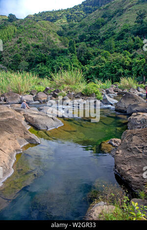 Sigatoka River, der längste Fluss in Fidschi Stockfoto