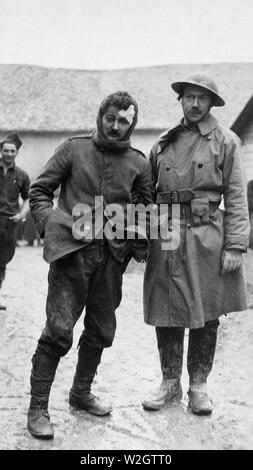 Einer unserer deutschen Gefangenen - Paul Meier 259 Deutsche finden, die Gefangenen durch die 18 US Infanterie in einem Raid durch die Deutschen versucht auf amerikanischen Gräben genommen wurde, Frankreich ca. 3/1/1918 Stockfoto