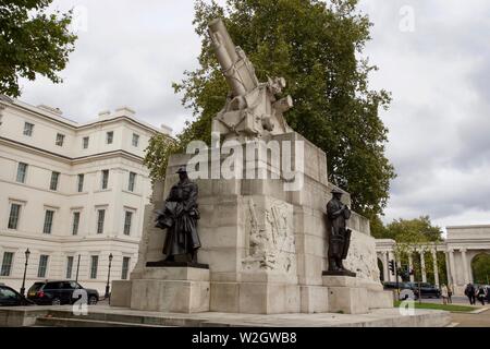 Royal Artillery Memorial, Hyde Park Corner, London, England. Stockfoto