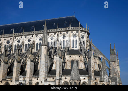 Kathedrale Saint-Étienne, Bourges, Frankreich. Stockfoto