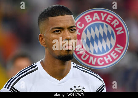 Foto: Benjamin HENRICHS hätschelt mit einem Wechsel zum FC Bayern München. Archiv Foto: Benjamin HENRICHS (GER), Aktion, single Bild, Single Cut Motiv, Porträt, Porträt, Porträt. Deutschland (GER) - Daenemark (DEN) 3-1, an 17.06.2019 Stadio Friuli Udine. Fußball U-21, der UEFA unter 21 Europameisterschaft in Italien / SanMarino vom 16.-30.06.2019. | Verwendung weltweit Stockfoto