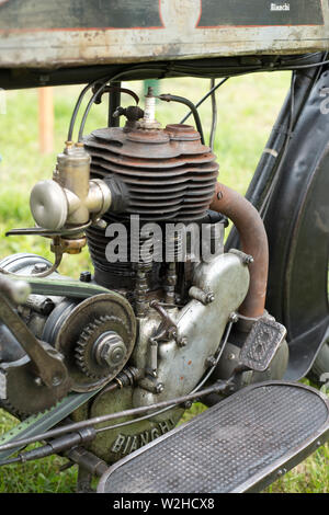 Historische Bianchi C75 Motorrad, datiert 1926, 500cc. Stockfoto