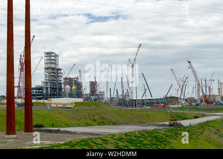 Cracker Anlagen im Bau Stockfoto