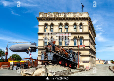 Die Steampunk HQ Galerie, viktorianische Erbe Precinct, Oamaru, North Otago, Südinsel, Neuseeland Stockfoto