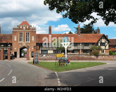 Margaret Orr Armenhäuser errichtet 1926 in Damme Suffolk England Stockfoto