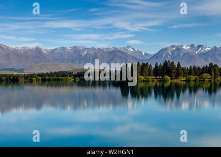 Lake Ruataniwha, Twizel, Südinsel, Neuseeland Stockfoto