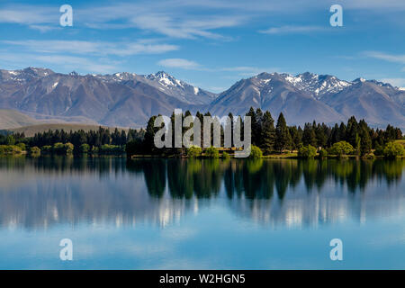 Lake Ruataniwha, Twizel, Südinsel, Neuseeland Stockfoto