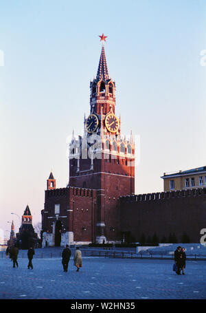 70er Jahre Russland - Eine der vielen Kreml in Moskau am Vormittag Ca. April oder Mai 1978 Stockfoto