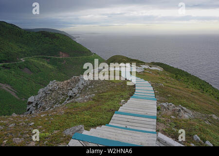 Skyline Trail im Cape Breton Highlands National Park in Nova Scotia Stockfoto