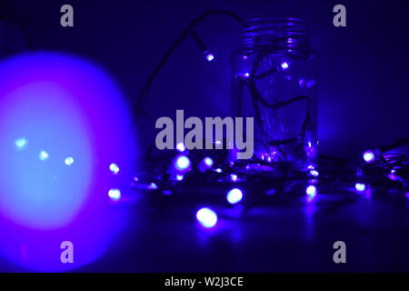 Lichterketten Stockfoto