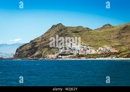 Wunderschöne Aussicht auf San Andres in der Nähe von Santa Cruz de Tenerife im Norden von Teneriffa, Kanarische Inseln, Spanien Stockfoto