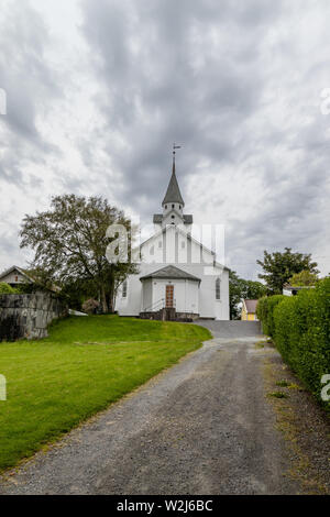 Skåre Kirche, Haugesund, Norwegen Stockfoto