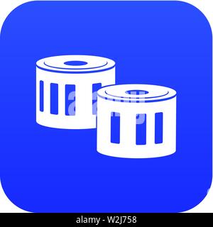 Kosmetische Symbol blau Vektor Stock Vektor