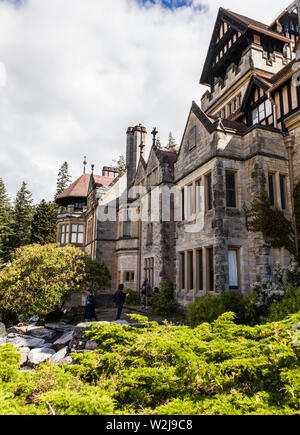 Cragside House, ein viktorianisches Landhaus in der Nähe von Rothbury, England, Großbritannien Stockfoto