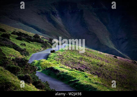 Evangelium Pass, Schwarze Berge, Wales, Großbritannien Stockfoto