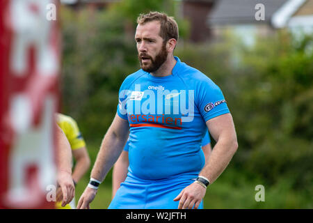 Kreuzfahrten Tiger v Alle Golds in Pontypool United RFC in der RFL südliche Konferenz am 18. Mai 2019. Lewis Mitchell/AGRL Stockfoto